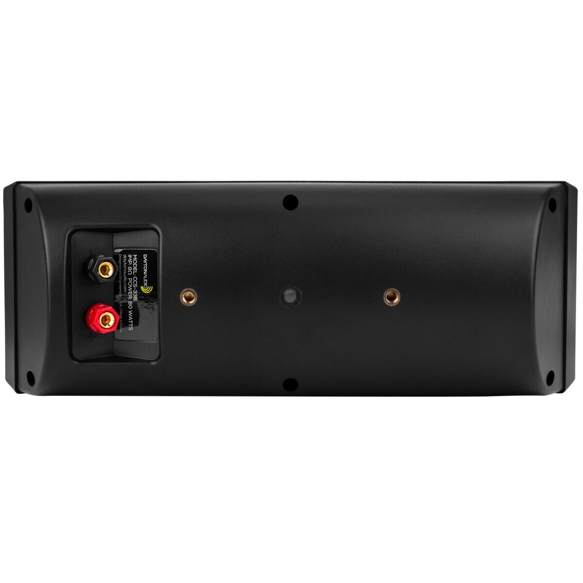 Dayton Audio CCS33B 33/4" 3Way Center Channel Speaker Black